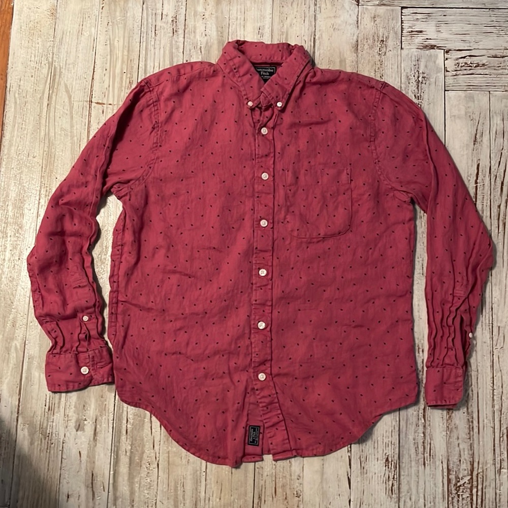 Abercrombie & Fitch linen button down